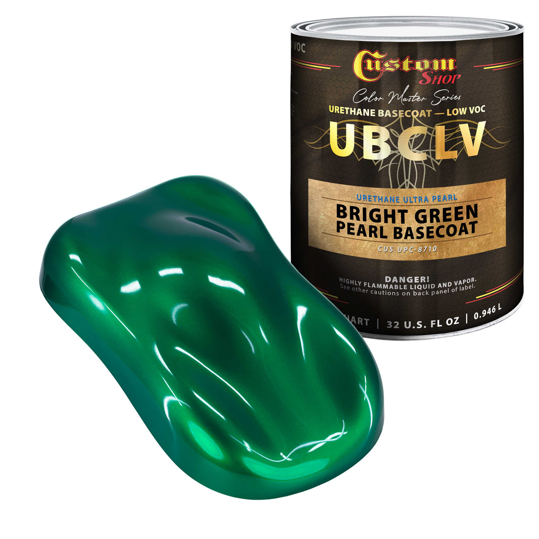 UPC Urethane Ultra Pearl Colors - Bright Green Pearl Basecoat- Quart