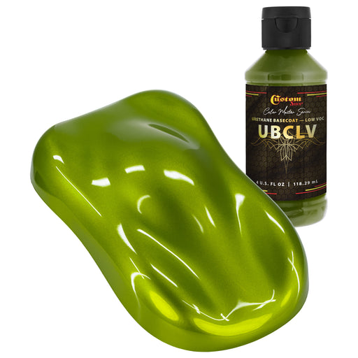 Custom Shop UPC Urethane Ultra Pearl Colors - Lime Pearl Basecoat- 4-Ounce Bottle