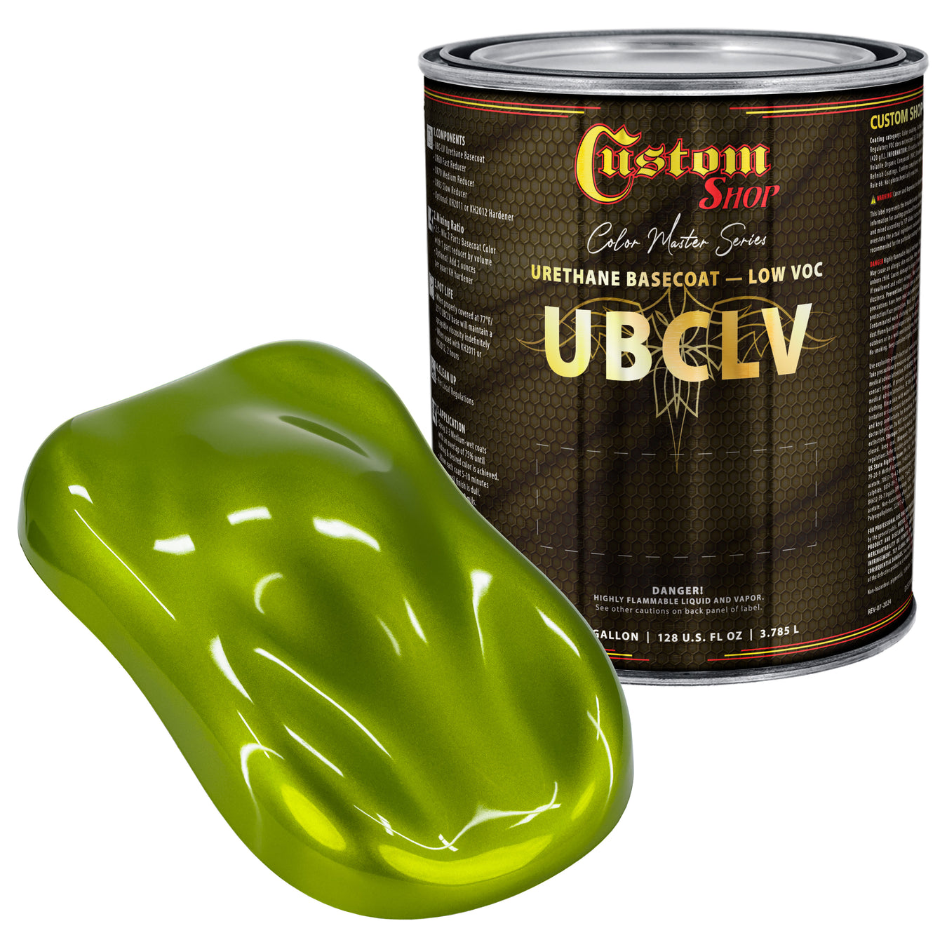 UPC Urethane Ultra Pearl Colors - Lime Pearl Basecoat