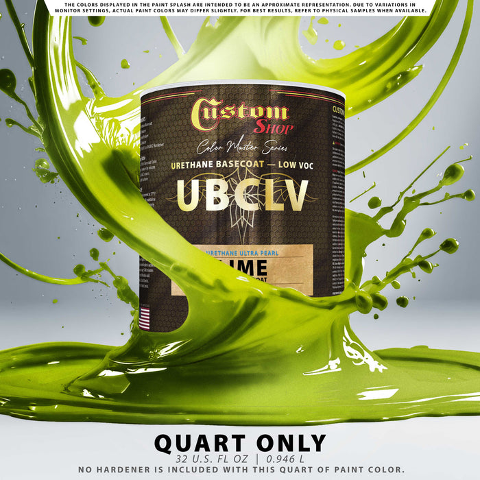 Custom Shop UPC Urethane Ultra Pearl Colors - Lime Pearl Basecoat- Quart