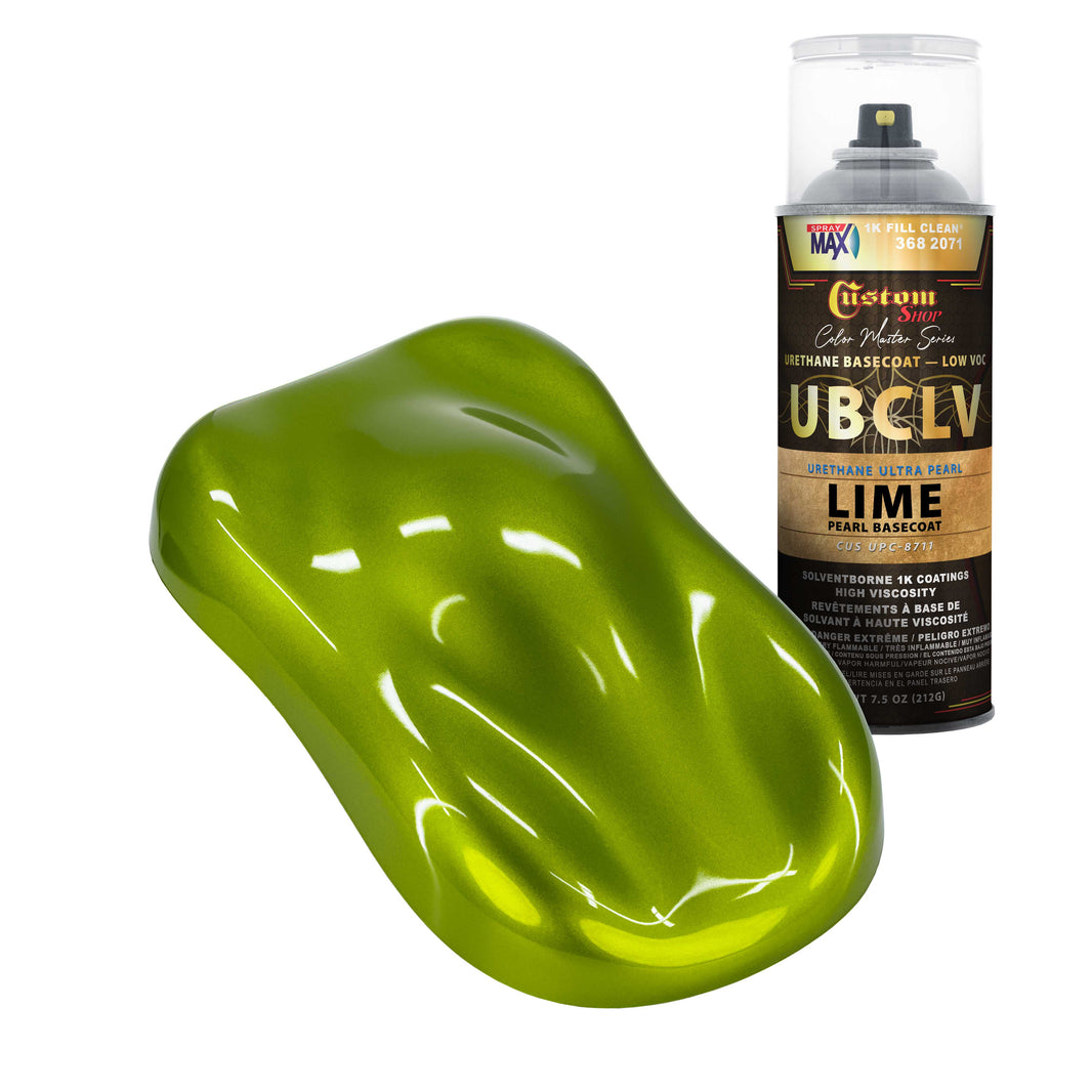 UPC Urethane Ultra Pearl Colors - Lime Pearl Basecoat- Spray Can