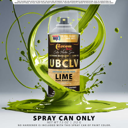 UPC Urethane Ultra Pearl Colors - Lime Pearl Basecoat- Spray Can