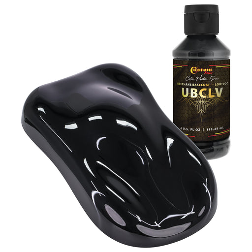 Custom Shop UPC Urethane Ultra Pearl Colors - Black Pearl Basecoat - 4-Ounce Ready to Spray Bottle