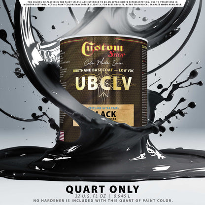 UPC Urethane Ultra Pearl Colors - Black Pearl Basecoat- Quart