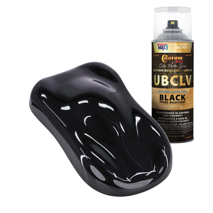 UPC Urethane Ultra Pearl Colors - Black Pearl Basecoat- Spray Can
