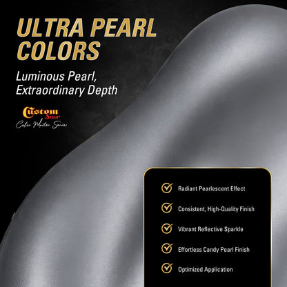 UPC Urethane Ultra Pearl Colors - Titanium Pearl Basecoat- Quart Matte Kit