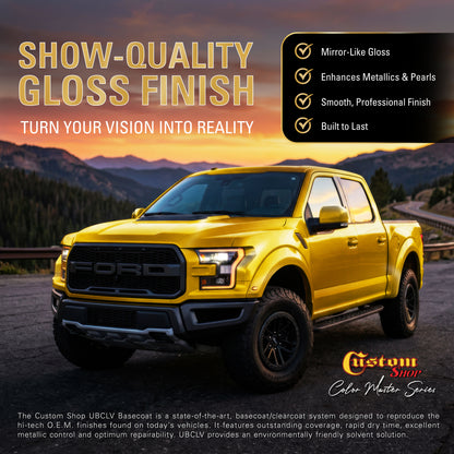 UPC Urethane Ultra Pearl Colors - Gold Pearl Basecoat- Gallon Gloss Kit