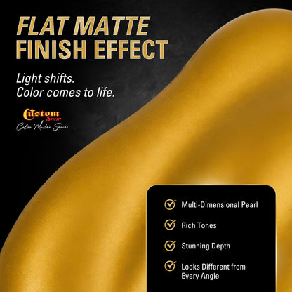 UPC Urethane Ultra Pearl Colors - Gold Pearl Basecoat- Gallon Matte Kit
