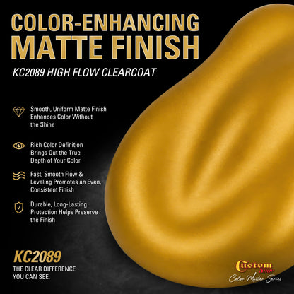 UPC Urethane Ultra Pearl Colors - Gold Pearl Basecoat- Gallon Matte Kit