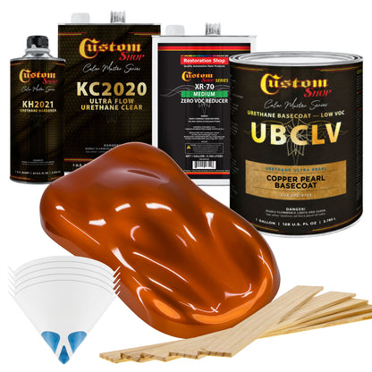 UPC Urethane Ultra Pearl Colors - Copper Pearl Basecoat- Gallon Ultra Flow Kit
