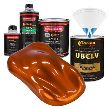 UPC Urethane Ultra Pearl Colors - Copper Pearl Basecoat- Quart Gloss Kit