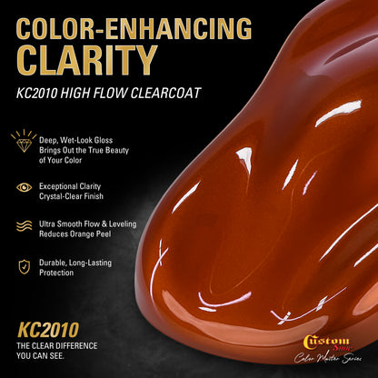 UPC Urethane Ultra Pearl Colors - Orange Pearl Basecoat- Gallon Gloss Kit