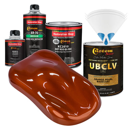 UPC Urethane Ultra Pearl Colors - Orange Pearl Basecoat- Quart Gloss Kit