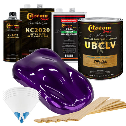 UPC Urethane Ultra Pearl Colors - Purple Pearl Basecoat- Gallon Ultra Flow Kit