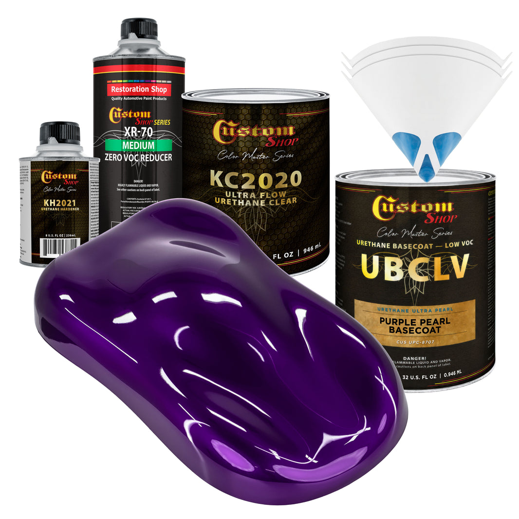 UPC Urethane Ultra Pearl Colors - Purple Pearl Basecoat- Quart Ultra Flow Kit