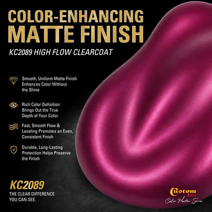 UPC Urethane Ultra Pearl Colors - Magenta Pearl Basecoat- Gallon Matte Kit