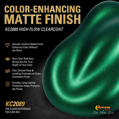 UPC Urethane Ultra Pearl Colors - Bright Green Pearl Basecoat- Gallon Matte Kit