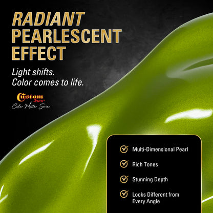 UPC Urethane Ultra Pearl Colors - Lime Pearl Basecoat- Gallon Gloss Kit