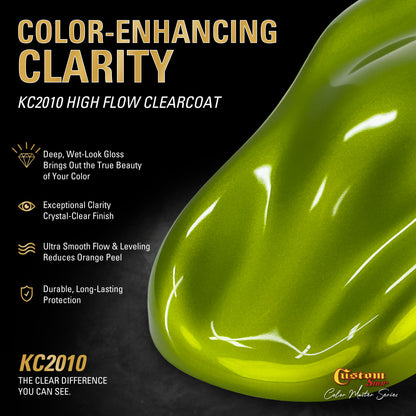 UPC Urethane Ultra Pearl Colors - Lime Pearl Basecoat- Gallon Gloss Kit