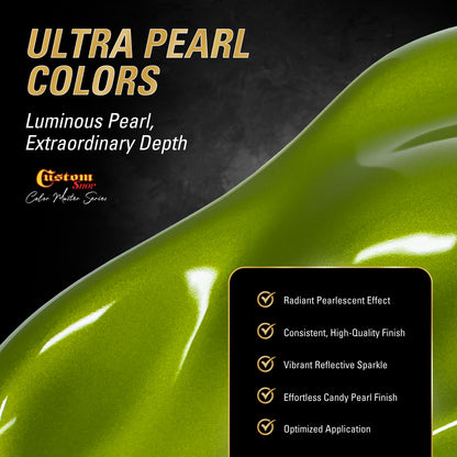UPC Urethane Ultra Pearl Colors - Lime Pearl Basecoat- Gallon Ultra Flow Kit