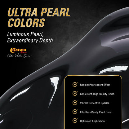 UPC Urethane Ultra Pearl Colors - Black Pearl Basecoat- Quart Ultra Flow Kit