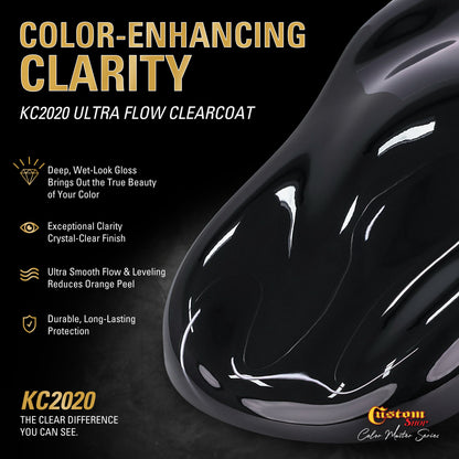 UPC Urethane Ultra Pearl Colors - Black Pearl Basecoat- Quart Ultra Flow Kit