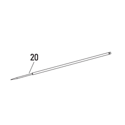 Needle (for .35mm Nozzle) for DAGR Airbrush (802627)