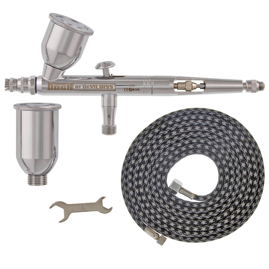 DAGR .35 mm. Studio Gravity Feed Dual-Action Airbrush, 2 Cups and Hose (803125)