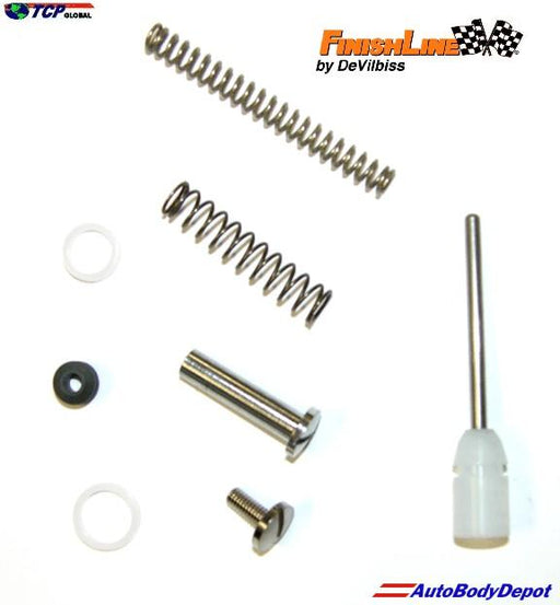 Repair Kit (Fluid Tip Seal, Seal, Needle Spring, Air Valve, Air Valve Spring, Trigger Screw, Trigger Stud and Needle Packing) 690031 for Finishline FLG3 Spray Guns