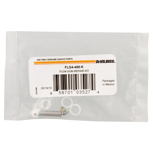 Repair Kit (Fluid Tip Seal, Needle Packing, Trigger Stud, Trigger Screw, and Gasket for Air Valve and Needle Bushing) for Finishline FLG4 Spray Guns