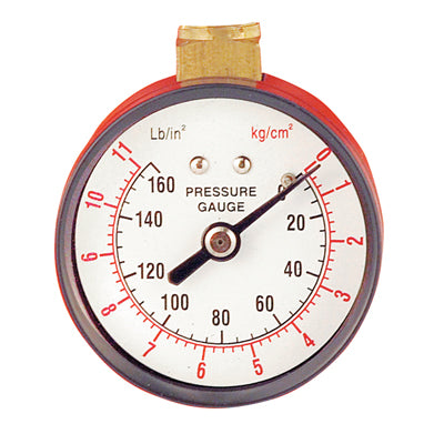 Pressure Gauge 0-30 PSI 1-1/2 in. Diameter, 1/8 NPT (M), Bottom Port