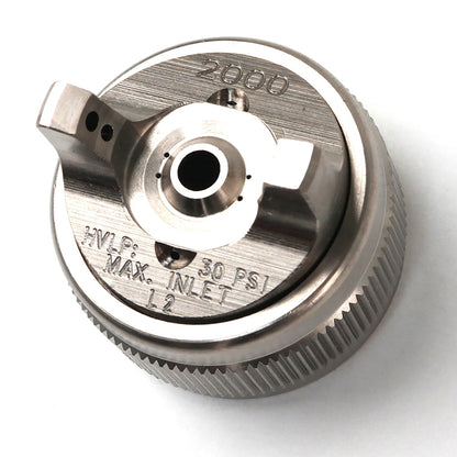 Air Cap (#2000) 12-16 CFM and Retaining Ring 192136 for GTI, Plus and JGA Spray Guns