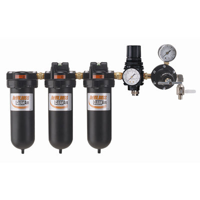 3-Stage Breathable Air Filtration System with Desiccant Dryer System (130087)