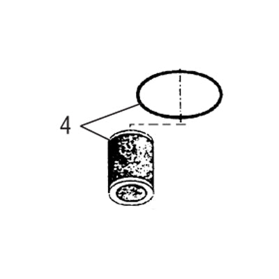 Water Separator Filter Element and O-Ring (100 SCFM) 190727 for Air Line Filter and Control Systems