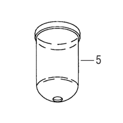 Replacement Plastic Bowl (100 SCFM) 190763 for Air Line Filter & Control Systems
