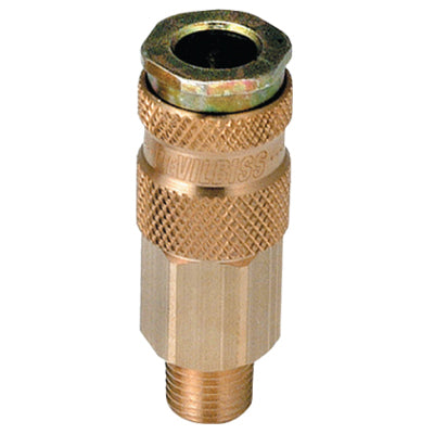 Quick Disconnect (1/4" NPT Male) High Flow Ball and Ring Lock Type 240147