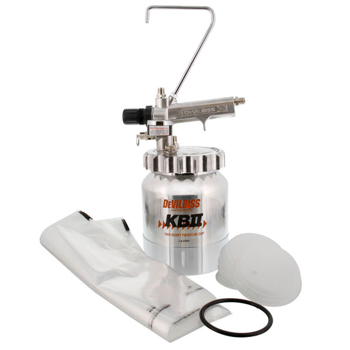 Kb II 2 Quart Paint Pressure Cup Pot Aluminum (120033)
