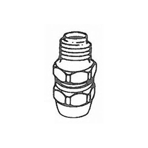 Straight Reuseable Hose Connection (1/4" NPT Male) 40159 for Hose H-1973-1