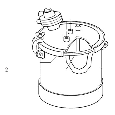 Lid Gasket, Santoprene 192070 for 2.8 Gallon 83C Pressure Tanks
