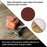 Dura-Gold Premium 10" PSA Sanding Discs - 240 Grit (Box of 8) - Sandpaper Discs with Self Adhesive, Fast Cutting Aluminum Oxide, Drywall, Floor, Wood