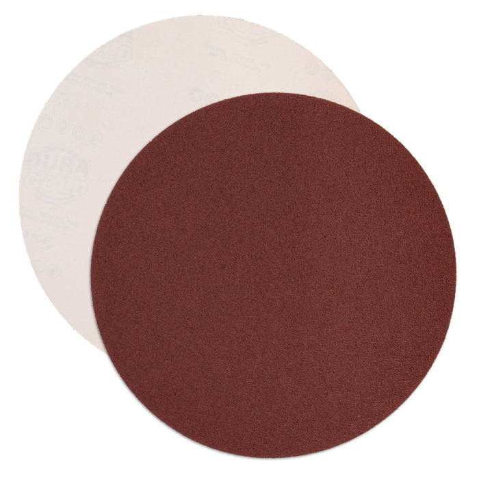 Dura-Gold Premium 12" PSA Sanding Discs - 80 Grit (Box of 5) - Sandpaper Discs with Self Adhesive, Fast Cutting Aluminum Oxide, Drywall, Floor, Wood