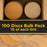 Premium - Variety Pack (40,60,80,120,180,220,320,400,600,1000) - 1" Gold Hook & Loop Sanding Discs for DA Sanders - Box of 100 Sandpaper Finishing Discs for Automotive and Woodworking