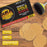 Premium - Variety Pack (40,60,80,120,180,220,320,400,600,1000) - 1" Gold Hook & Loop Sanding Discs for DA Sanders - Box of 100 Sandpaper Finishing Discs for Automotive and Woodworking