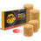 Premium - 320 Grit 1" Gold Hook & Loop Sanding Discs for DA Sanders - Box of 100 Sandpaper Finishing Discs for Automotive and Woodworking
