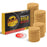 Premium - 80 Grit 1" Gold Hook & Loop Sanding Discs for DA Sanders - Box of 100 Sandpaper Finishing Discs for Automotive and Woodworking
