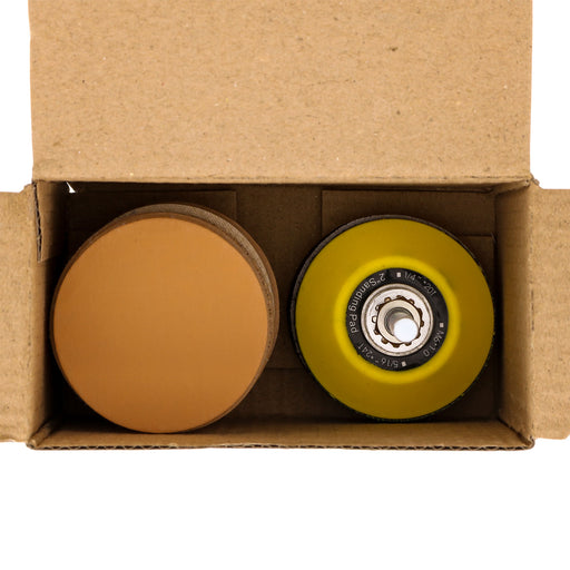 Variety Grit Pack - 2" Gold Hook & Loop Sanding Discs for DA Sanders - Box of 50