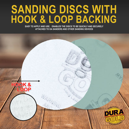 3000 Grit - 2" Gold Hook & Loop Sanding Discs for DA Sanders - Box of 30
