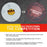 3000 Grit - 2" Gold Hook & Loop Sanding Discs for DA Sanders - Box of 30