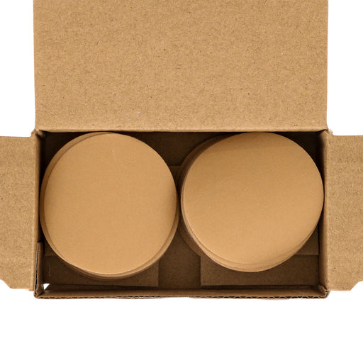 600 Grit - 2" Gold Hook & Loop Sanding Discs for DA Sanders - Box of 40