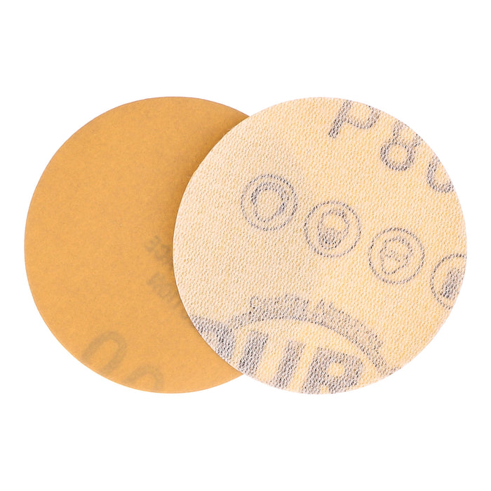 800 Grit - 2" Gold Hook & Loop Sanding Discs for DA Sanders - Box of 40